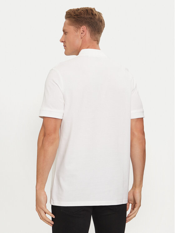 BOSS Boss Поло Prime 50507813 Білий Regular Fit