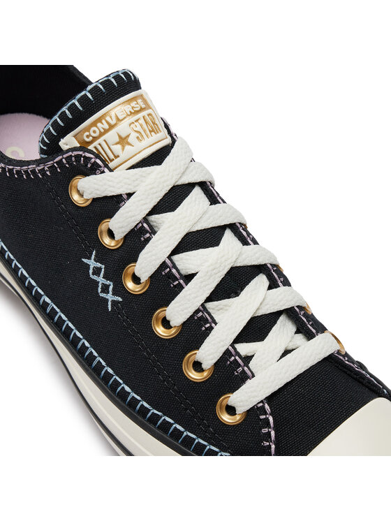 Converse Bambas Converse Chuck Taylor All Star Crafted Stitching Ox A07546C Negro
