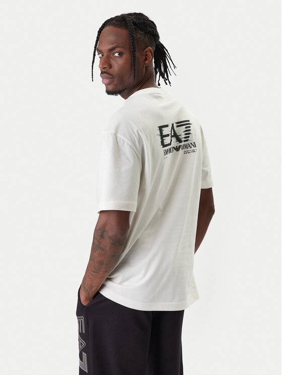 EA7 Emporio Armani EA7 Emporio Armani Camiseta 7M001327 AF17789 U0004 Écru Relaxed Fit