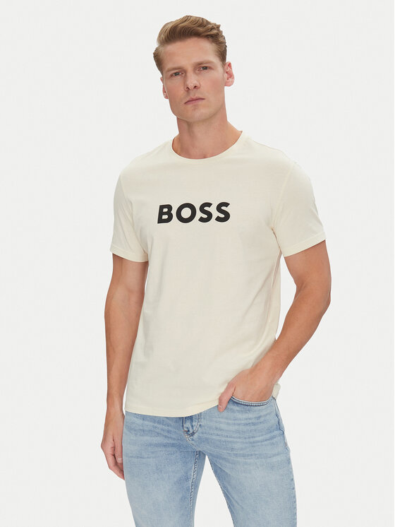 BOSS BOSS T-shirt 50491706 Bianco Regular Fit