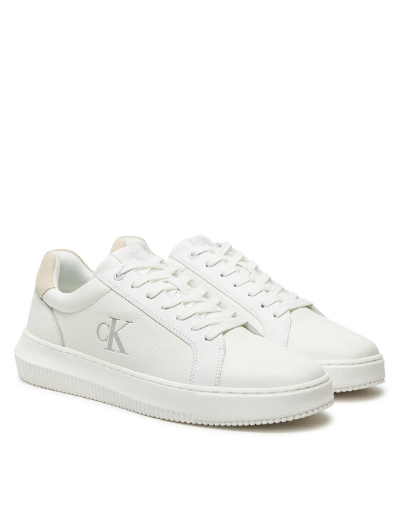 Calvin Klein Jeans Sneakersy Calvin Klein Jeans Chunky Cupsole Low Mg YM0YM01253 Bílá