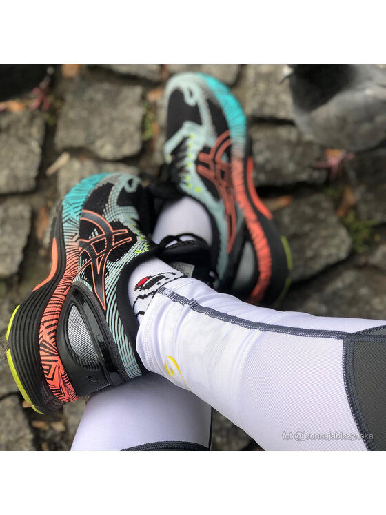 Asics Tenisice za trčanje Asics Gel-Nimbus 21 Ls 1012A540 Crna