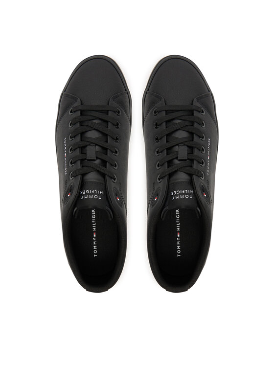 Tommy Hilfiger Laisvalaikio batai Tommy Hilfiger Th Hi Vulc Core Low Ii Ess FM0FM05511 Juoda