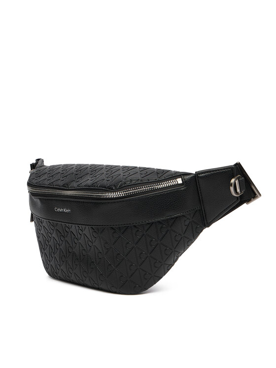 Calvin Klein Marsupio﻿ Calvin Klein Emblem Emboss Waistbag LV04D3205G Nero