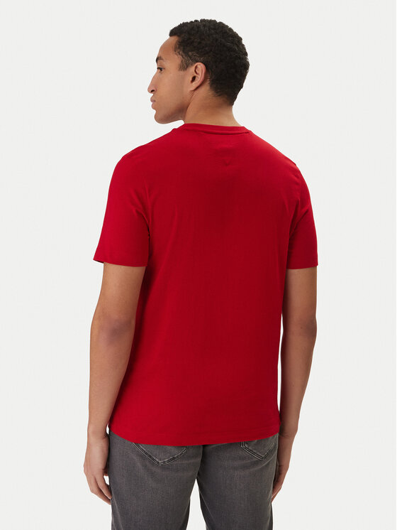 Tommy Hilfiger Tommy Hilfiger Camiseta Ess Seasonal MW0MW39995 Rojo Regular Fit