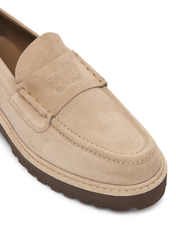 Max Mara Loafersy Max Mara Mxaafelio 2624526032600 Béžová