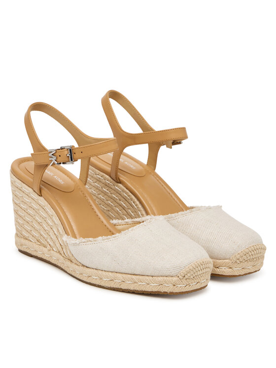MICHAEL Michael Kors Еспадрильї MICHAEL Michael Kors Kenzie Wedge 40S6KZMS2D Кремовий