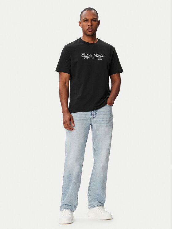 Calvin Klein Jeans Calvin Klein Jeans Camiseta LV04RG822G Negro Regular Fit