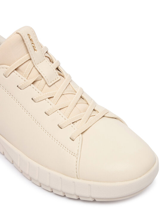 Geox Sneakersy Geox D Flextride Plus D657SC 0009B C1122 Krémová