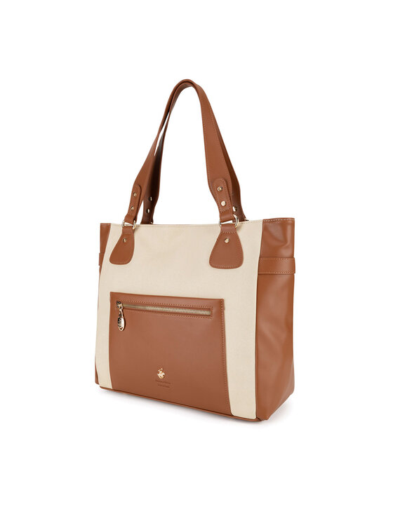 Beverly Hills Polo Club Kabelka Beverly Hills Polo Club BHPC-C-002-07 Hnědá