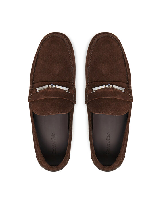Calvin Klein Mokasíny Calvin Klein Driver W/ Ny Bit Sue HM0HM01759 Hnedá
