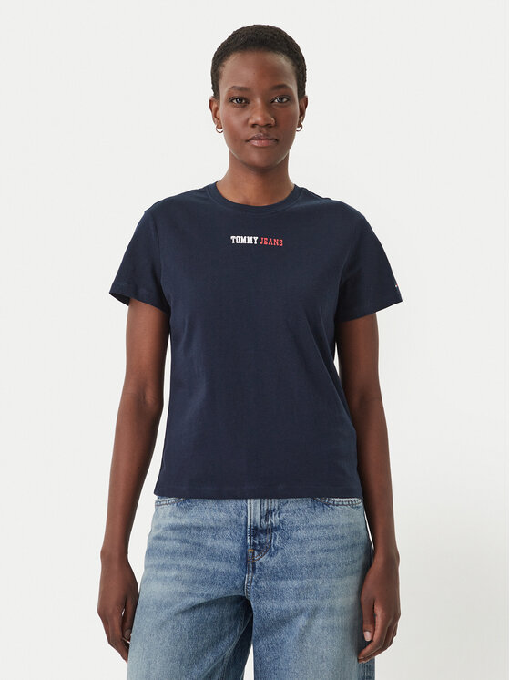 Tommy Jeans Tommy Jeans Camiseta DW0DW22277 Azul marino Regular Fit