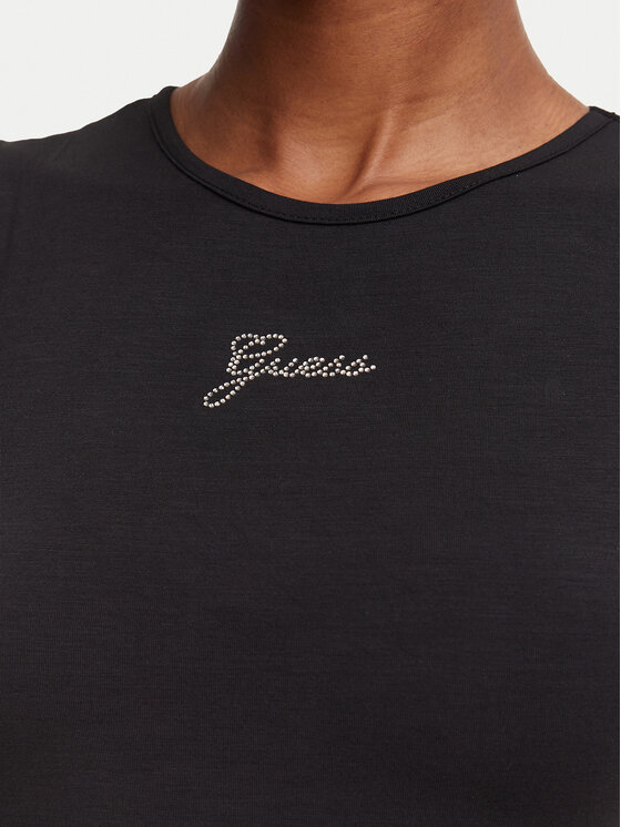 Guess Guess Top W6YP17 K3881 Negro Regular Fit
