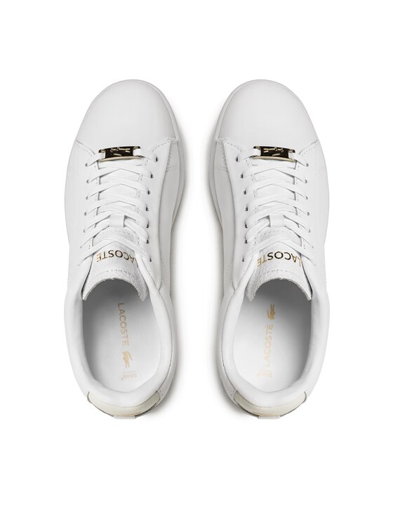 Lacoste Sneakersy Lacoste Carnaby Evo 0722 1 Sfa 743SFA0016216 Biały