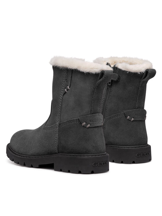 Geox Čižmy Geox J Shaylax Girl Wpf J46EYA 00022 C9002 S Sivá