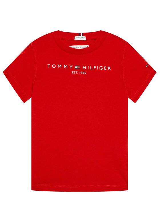 Tommy Hilfiger Tommy Hilfiger Póló Essential KS0KS00210 S Piros Regular Fit