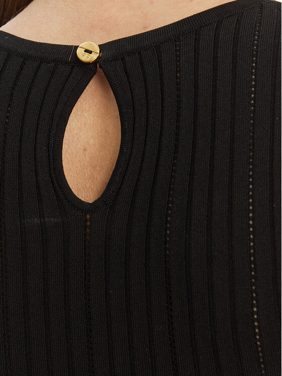 Elisabetta Franchi Elisabetta Franchi Топ TK-76S-61E2-V250 Чорний Regular Fit