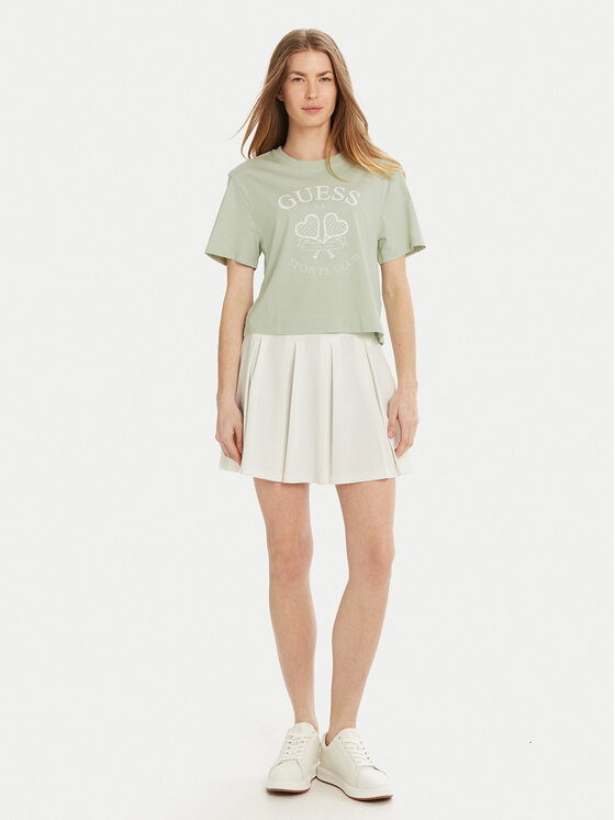 Guess Guess Футболка V5GI04 I3Z14 Зелений Regular Fit