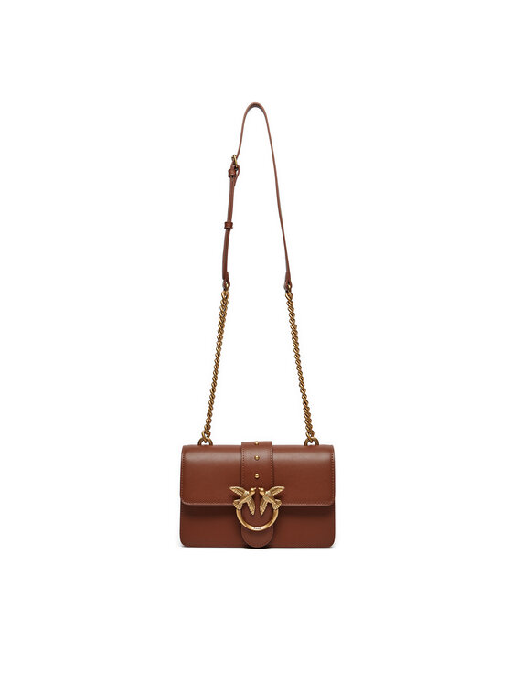 PINKO Ročna torba Pinko Love One Mini 100059 A0F1 L48Q Rjava