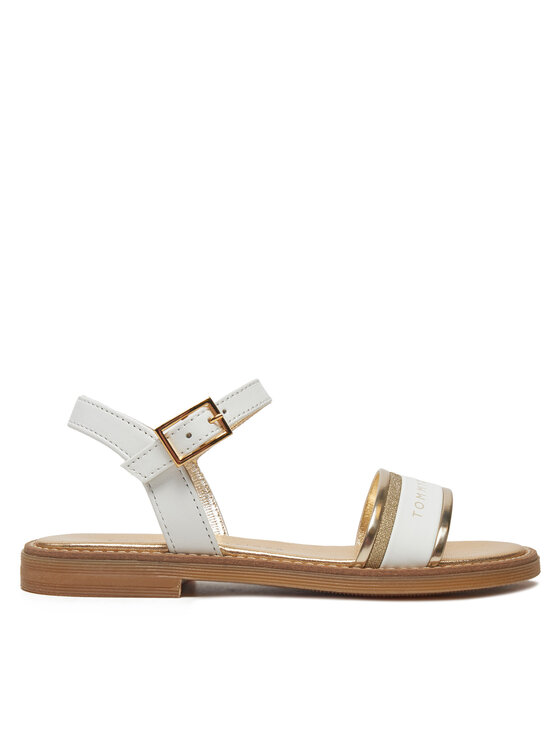 Tommy Hilfiger Сандали Tommy Hilfiger Sandal T4A2-33944-1281 M Бял