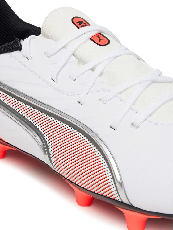 Puma Futbalové topánky Puma King Match Fg/Ag Jr 108837 01 Biela