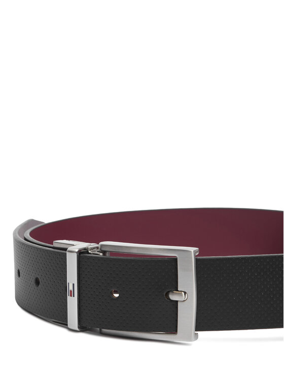 Tommy Hilfiger Cinturón Tommy Hilfiger Adan Rev 3.5 Pebble AM0AM14566 Negro