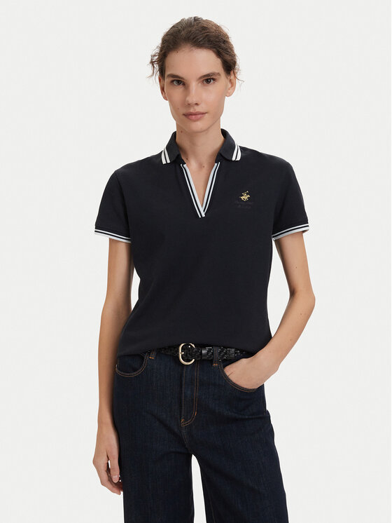 Beverly Hills Polo Club Beverly Hills Polo Club Polo P-SS26W-P0300 Azul marino Regular Fit