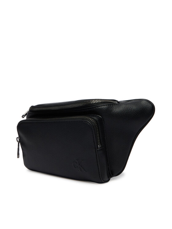 Calvin Klein Чанта за кръст﻿ Calvin Klein Webbing Strap Waistbag LV04D3130G Черен