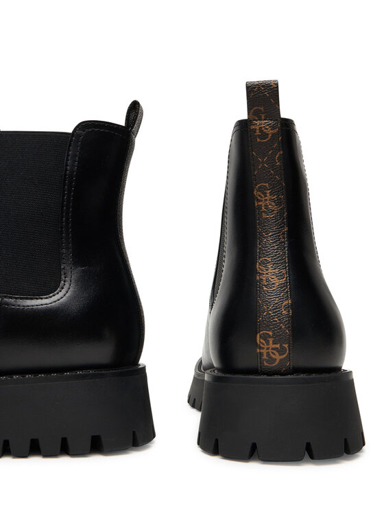 Guess Kotníková obuv s elastickým prvkem Guess FMTGOM LEA10 Černá