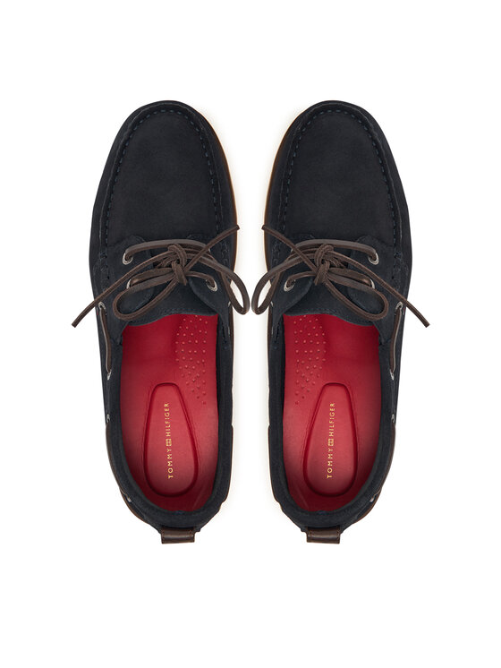 Tommy Hilfiger Mokasinke Tommy Hilfiger Light Sde FM0FM05747 Tamnoplava