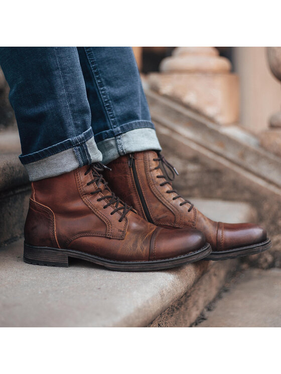 Jack & Jones Чоботи Jack & Jones Jfwrussel 12156000 Коричневий
