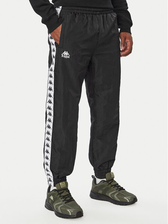 Kappa Kappa Pantaloni da tuta Orfeo 36235NW Nero Comfort Fit