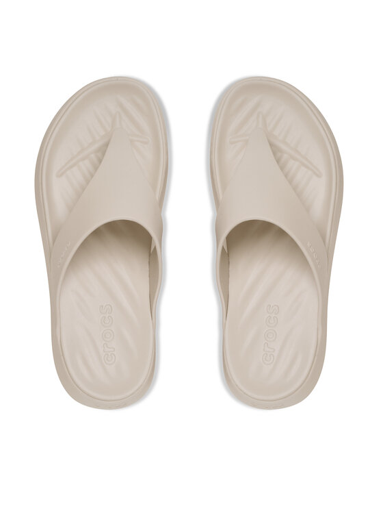 Crocs В'єтнамки Crocs Getaway Triangle Flip 212018 Бежевий