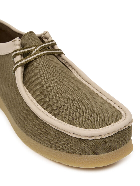 Clarks Туфлі Clarks Wallabee EVO 26186172 Зелений