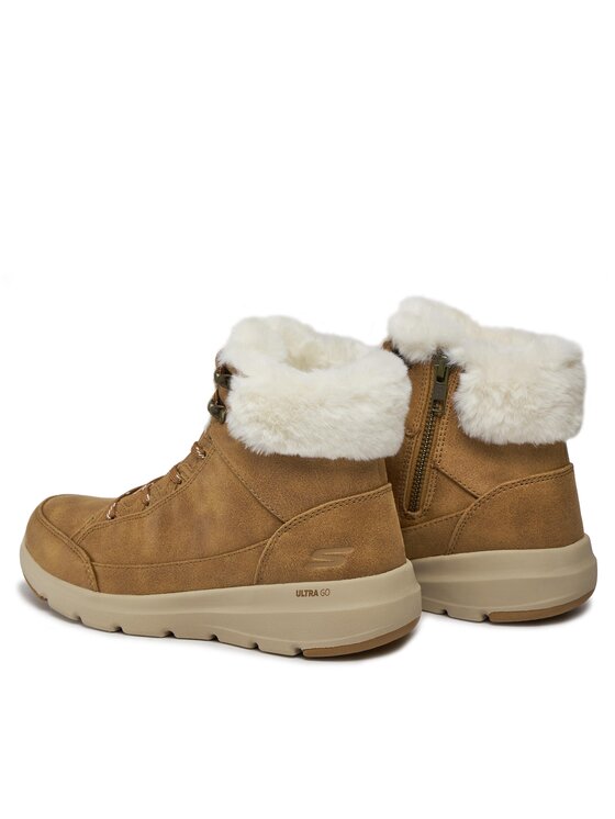 Skechers Черевики Skechers Glacial Ultra Cozyly 144178/CSNT Коричневий