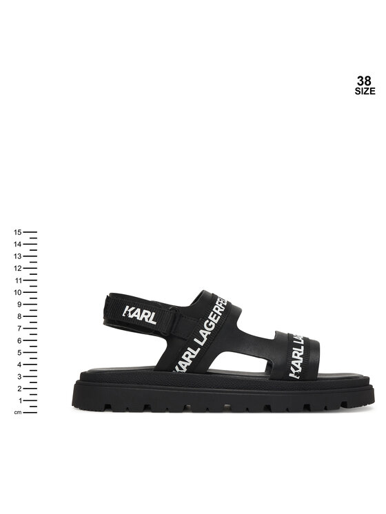 KARL LAGERFELD Босоніжки KARL LAGERFELD Z31176 S Чорний