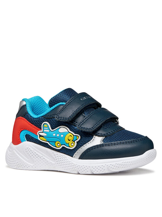 Geox Sneakersy Geox B Sprintye Boy B654UA 01454 CF44D M Granatowy