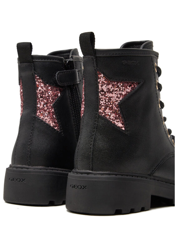 Geox Cizme Geox Jr Casey J9420G 0BCEW C9B8W M Negru