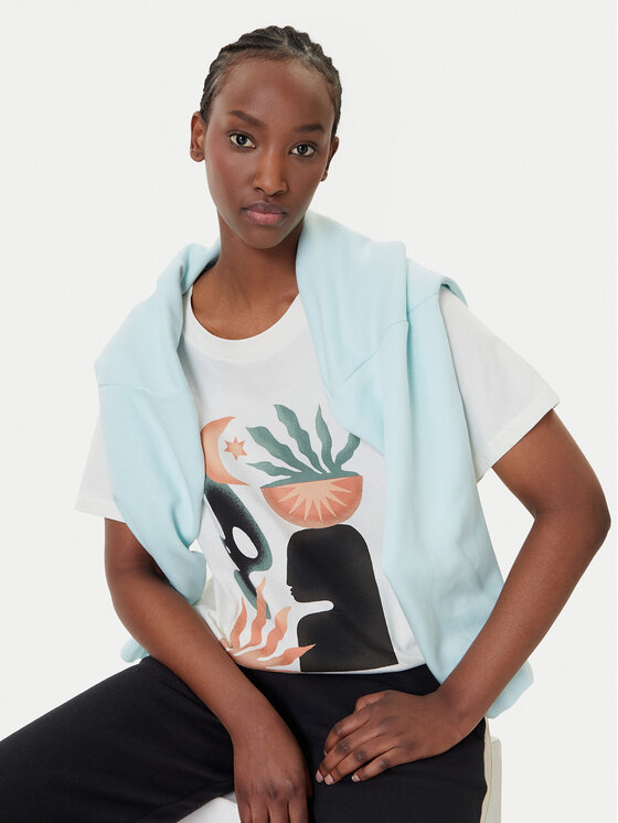 RVCA RVCA Camiseta Collage EVJZT00163 Blanco Easy Fit