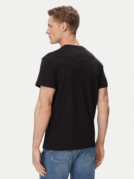 Tommy Jeans Tommy Jeans Camiseta Graphic DM0DM23376 Negro Slim Fit
