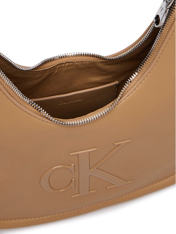 Calvin Klein Bolso Calvin Klein Bold Ck Small Crescent LV04F3561G Beis