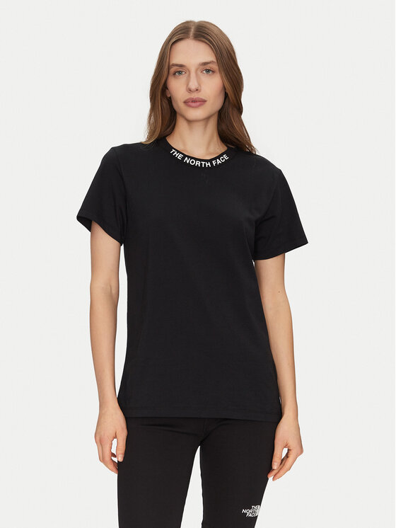 The North Face The North Face Marškinėliai Zumu NF0A87DJ Juoda Regular Fit