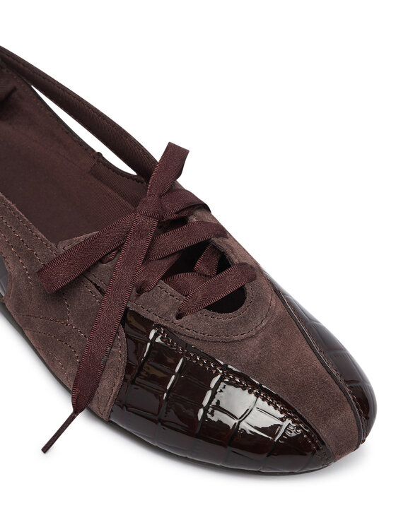 Puma Балетки Puma Speedcat Ballet Nova Croc 40881301 Коричневий