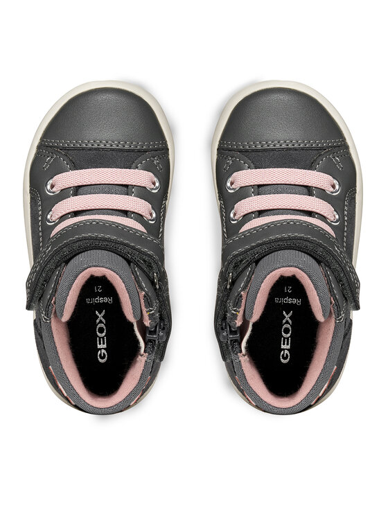 Geox Сникърси Geox B Gisli Girl B661MA 022BC C9002 M Тъмносив