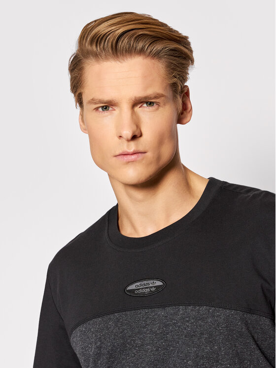 adidas adidas Футболка R.Y.V. Basic HC9470 Чорний Regular Fit