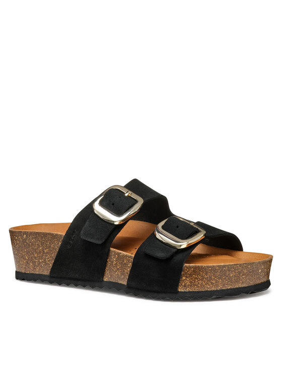 Geox Natikači Geox D Brionia H D551DA 00022 C9999 Črna