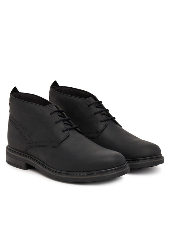 Clarks Черевики Clarks Newford Mid 26183381 Чорний