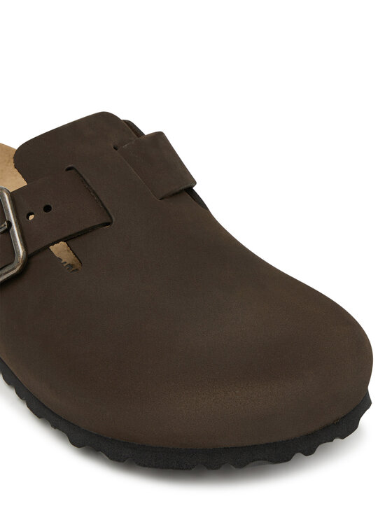 Birkenstock Шльопанці Birkenstock Boston Wire Buckle 1032760 Темно-коричневий