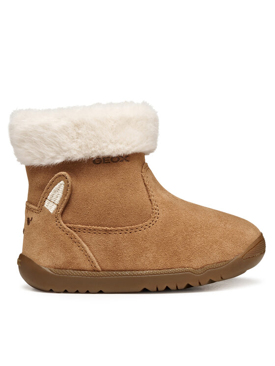 Geox Kozačky Geox B Macchia B564PA 00022 C6627 Hnědá