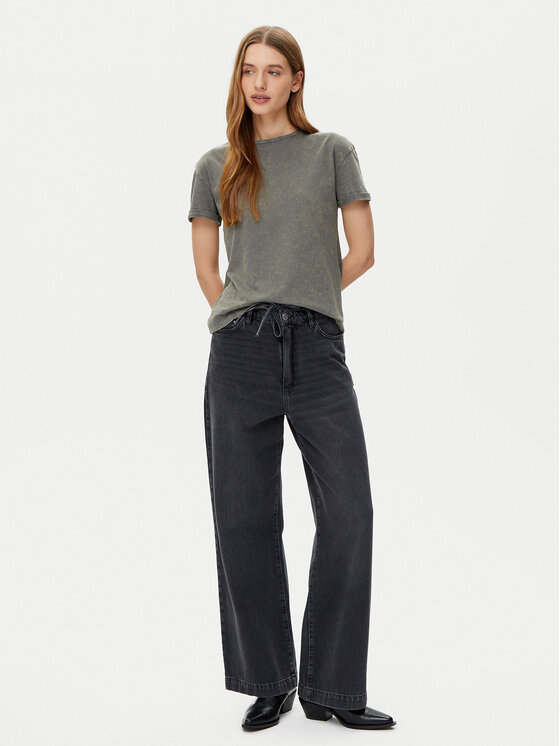 Noisy May Noisy May Футболка Brandy 27033185 Сірий Slim Fit